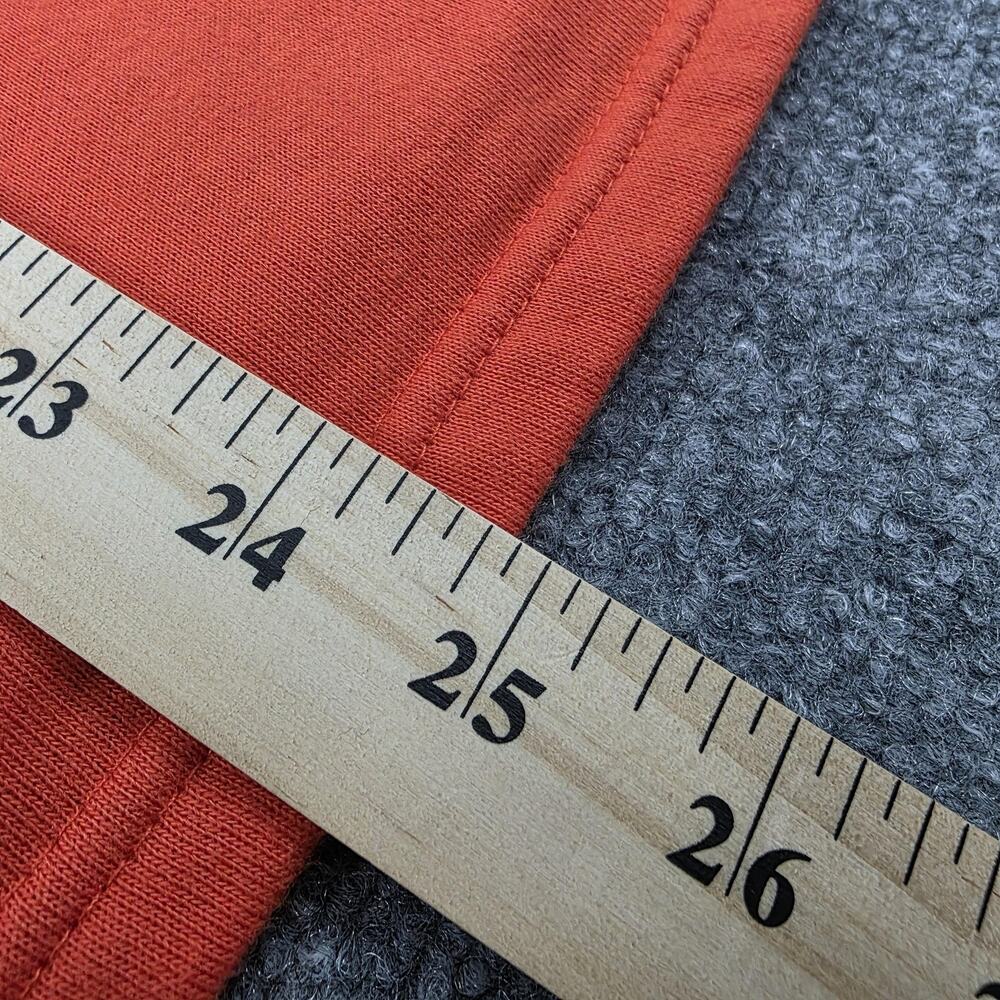 Clemson Tigers Sweatshirt Mens Large Orange Hoodie NCAA Colosseum Paw Pullover - Picture 7 of 15